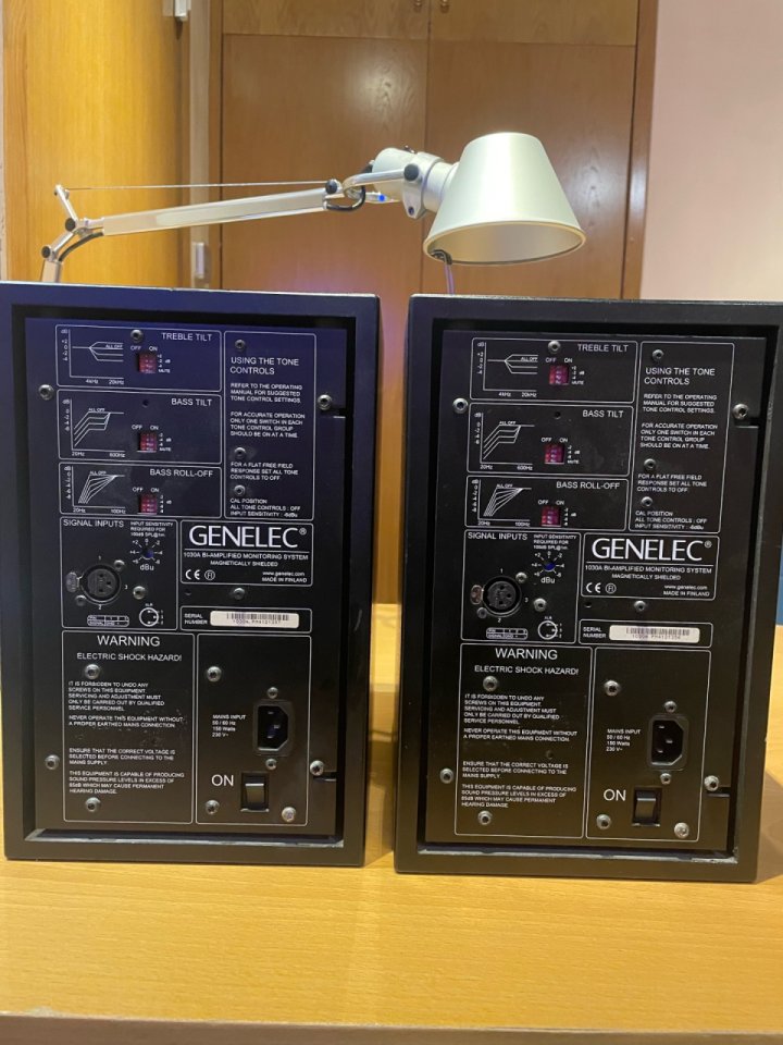 Monitores de estudio Genelec 1030A