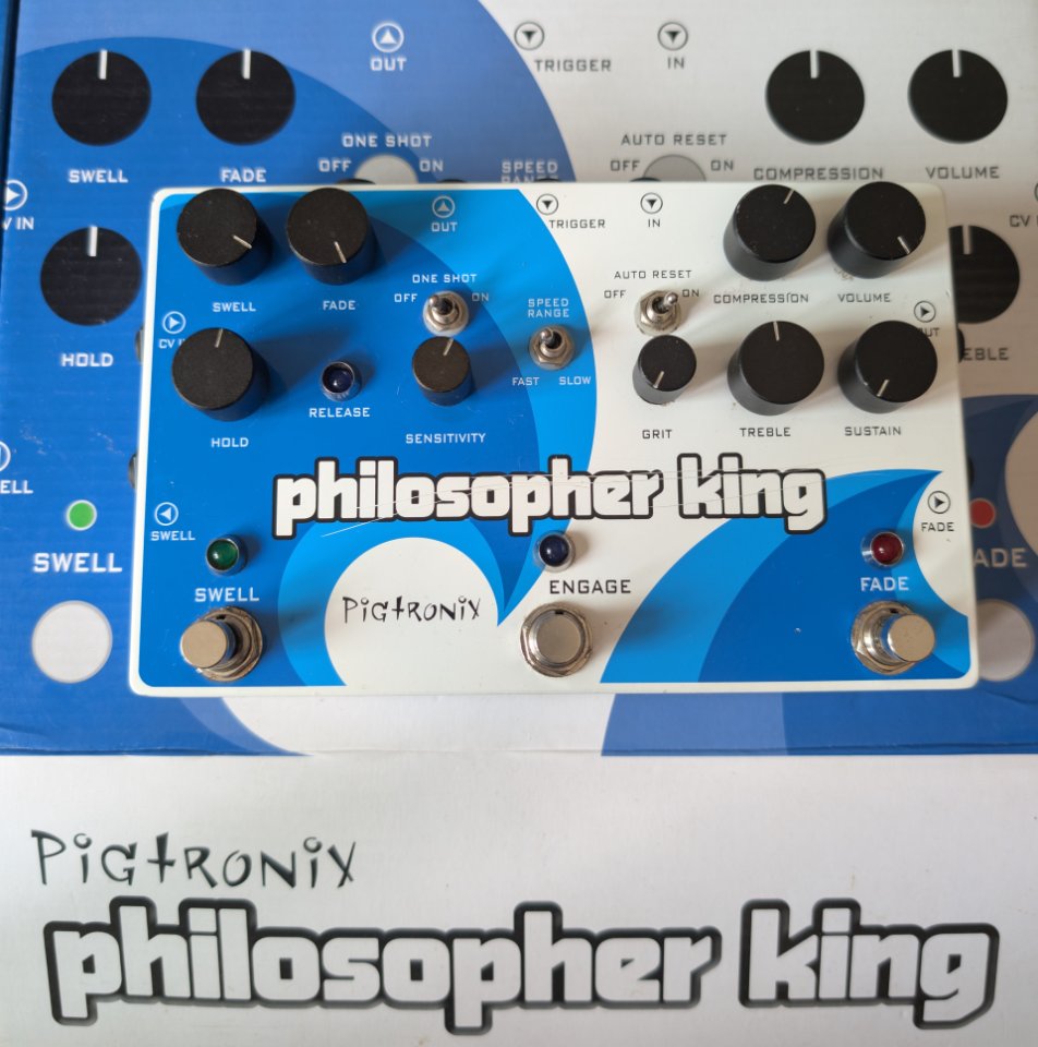 Pigtronix Philosopher King - Compresión y Swell Armónico - Con caja!