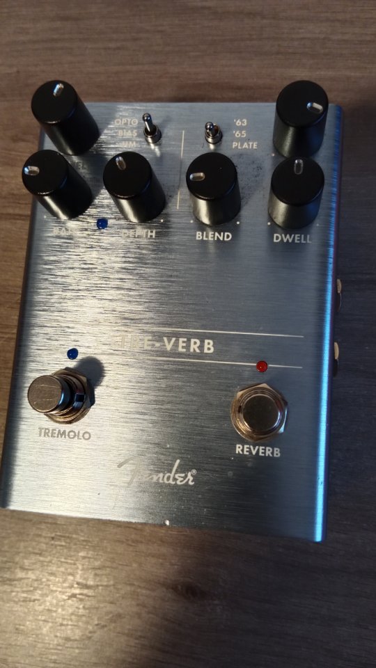 Fender TRE VERB tremolo y reverb