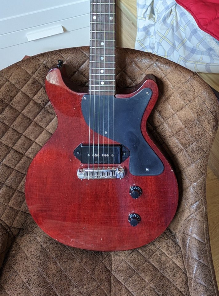 Les Paul Junior DC Caoba brasileña Ballestone