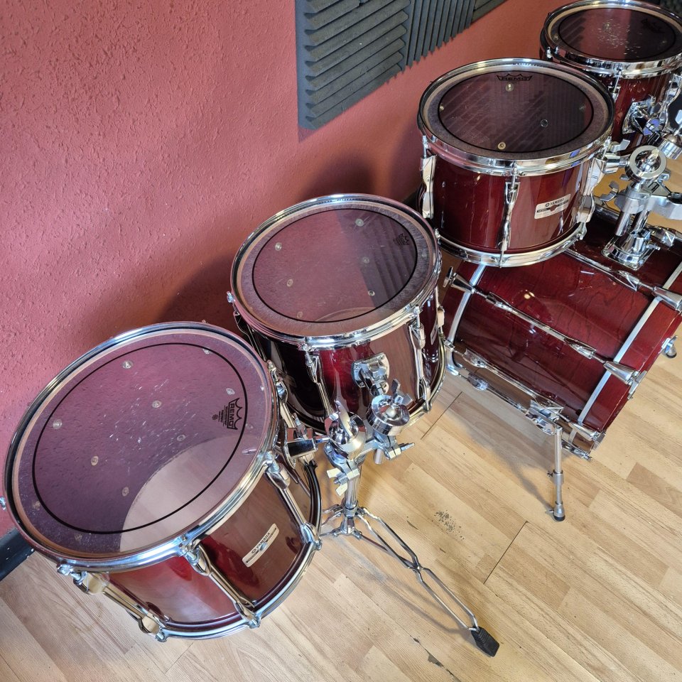 Batería YAMAHA 9000 Recording Custom 20" 10" 12" 13" 14" Cherry Wood