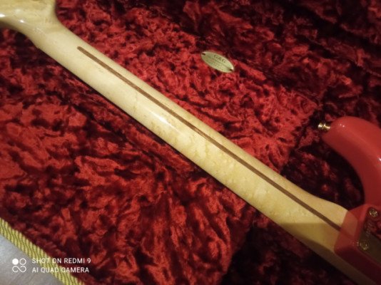 Fender Custom Shop 56 Strat NOS Birdeye Fiesta Red