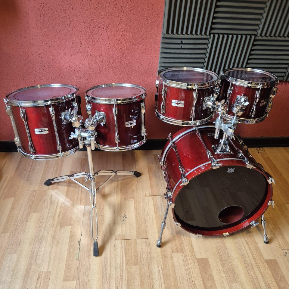 Batería YAMAHA 9000 Recording Custom 20" 10" 12" 13" 14" Cherry Wood