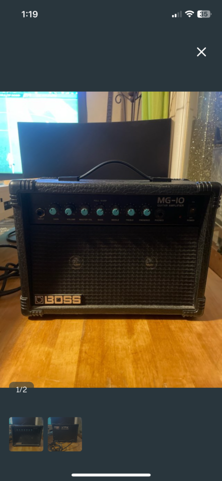Amplificador Guitarra BOSS MG-10 de segunda mano · Foto 1 de 2 · Madrid · 90 €
