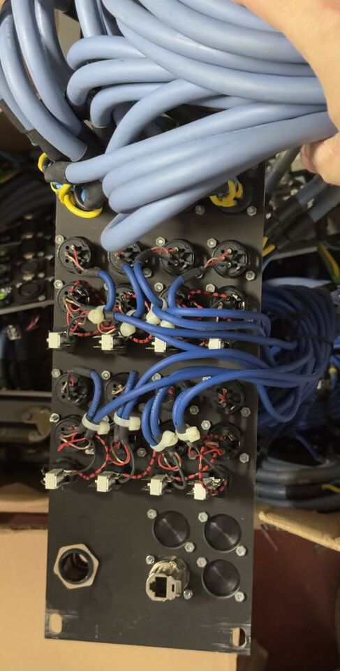 Panel de conexión 19” para sistema PA