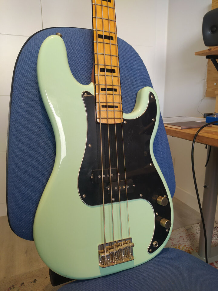 Squier FSR Classic Vibe '70s Precision Bass MN, Surf Green