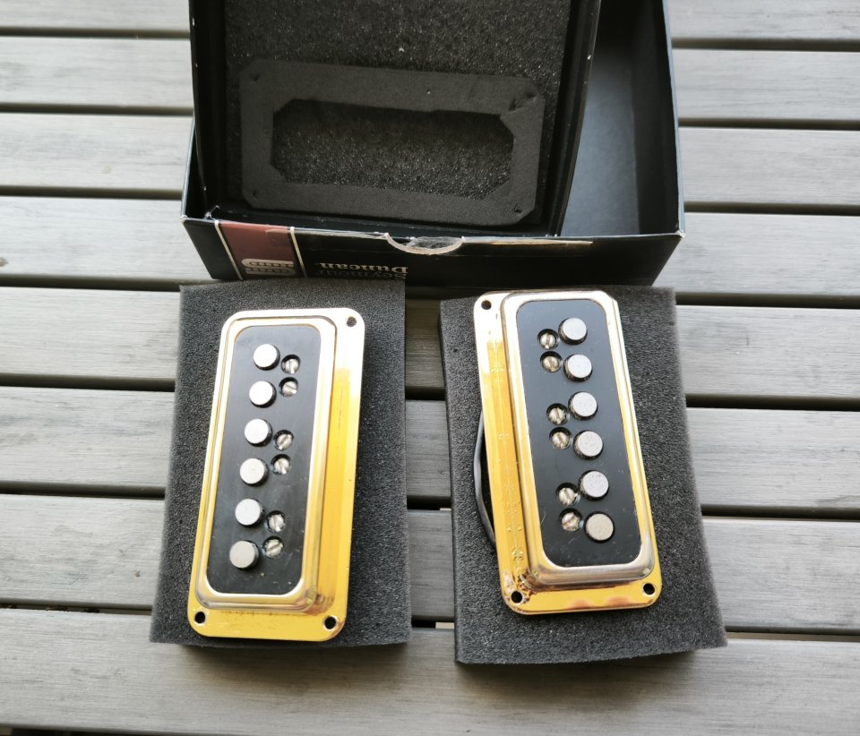 Pastillas Gretsch Japan Dynasonic Gold ¡Envío incluido! de segunda mano · Foto 1 de 3 · Murcia · 190 €