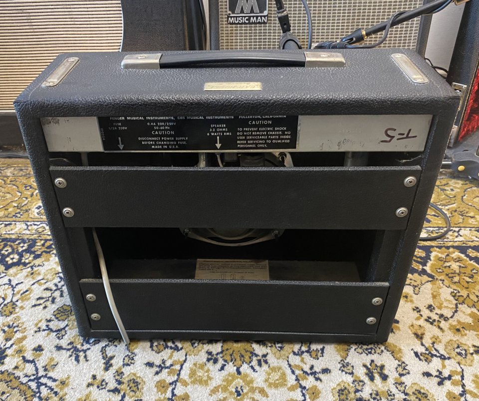 Fender Champ Silverface 1978 (VIDEO) de segunda mano · Foto 3 de 5 · Madrid · 1050 €