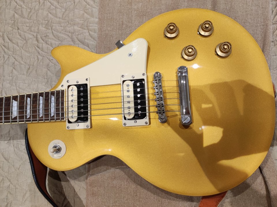 Epiphone les paul gol top.