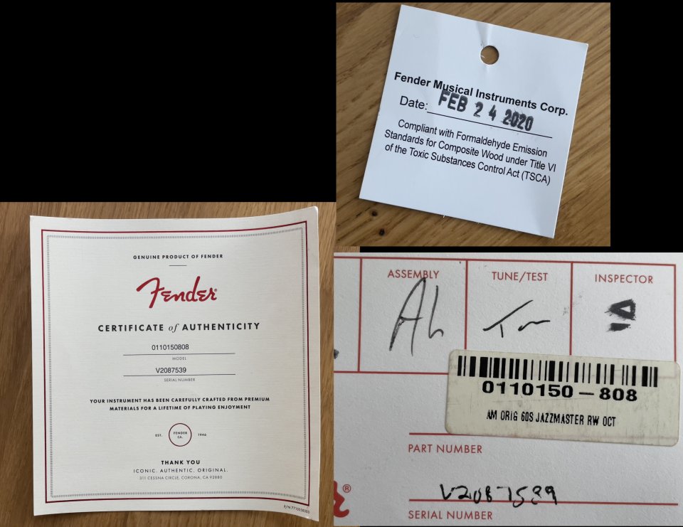 Fender American Original 60 Jazzmaster