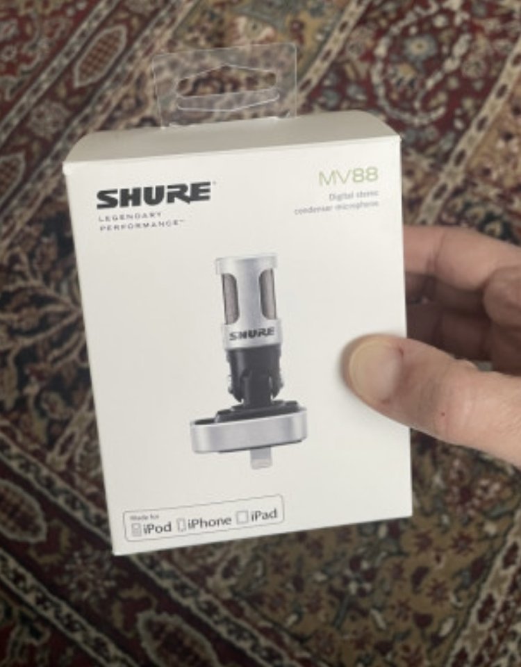MICRO SHURE MV88 de segunda mano · Foto 1 de 7 · Madrid · 60 €