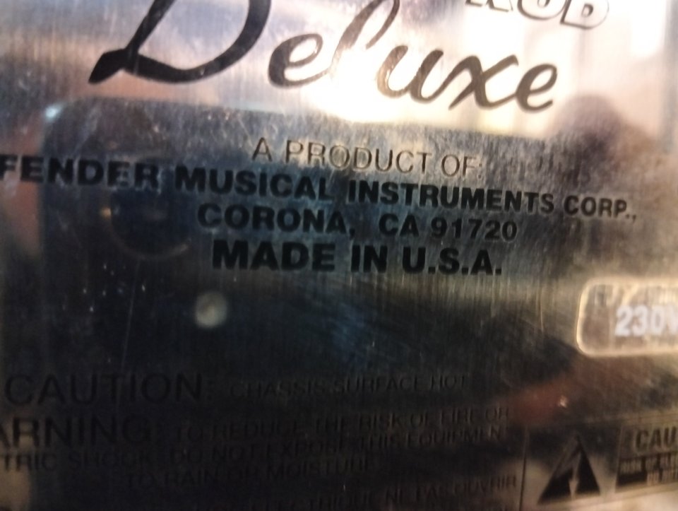 Fender hot rod Deluxe made in usa