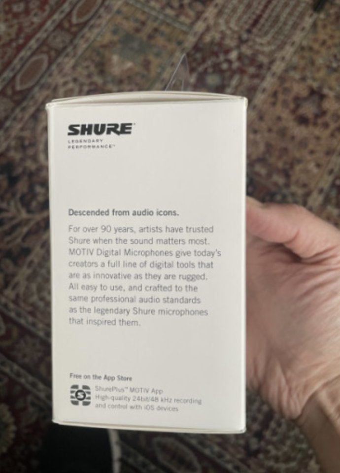MICRO SHURE MV88 de segunda mano · Foto 5 de 7 · Madrid · 60 €