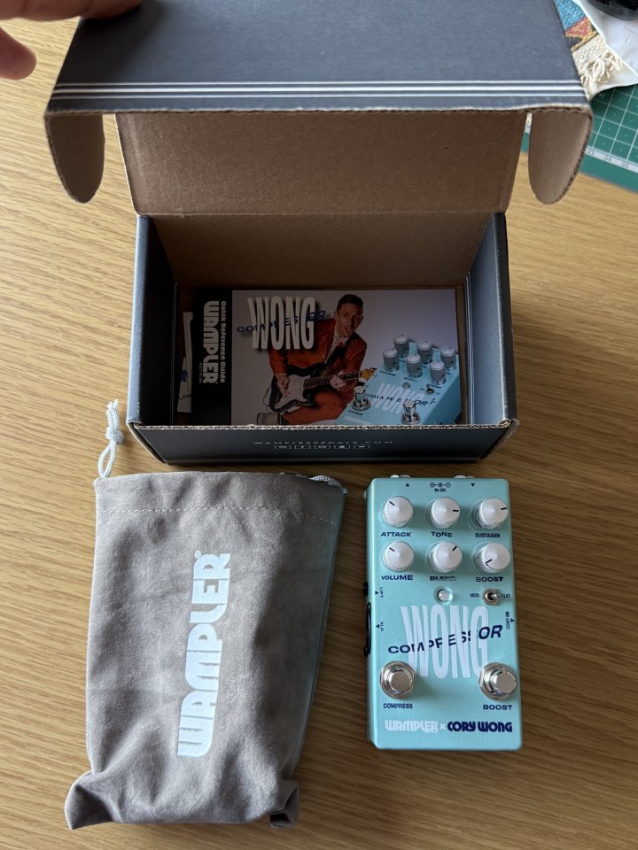 Cory Wong Compressor/Boost Wampler de segunda mano · Foto 2 de 2 · Valencia · 190 €