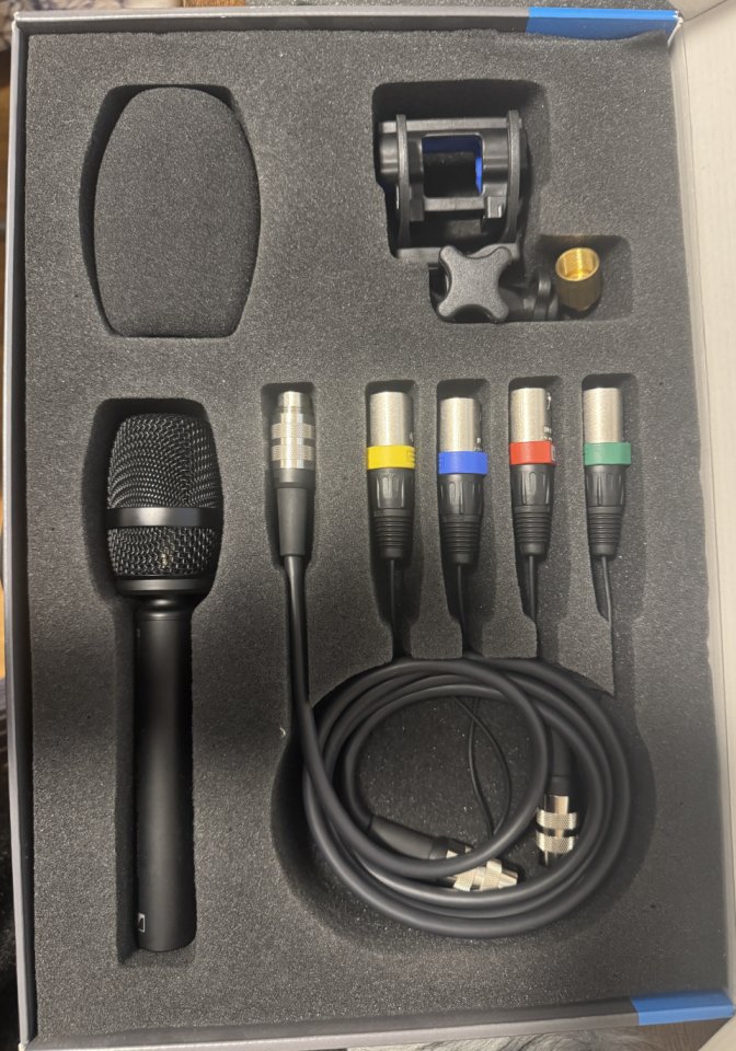 Ambeo Mic Sennheiser + Antivientos Rycota Baby Ball + Windjammer