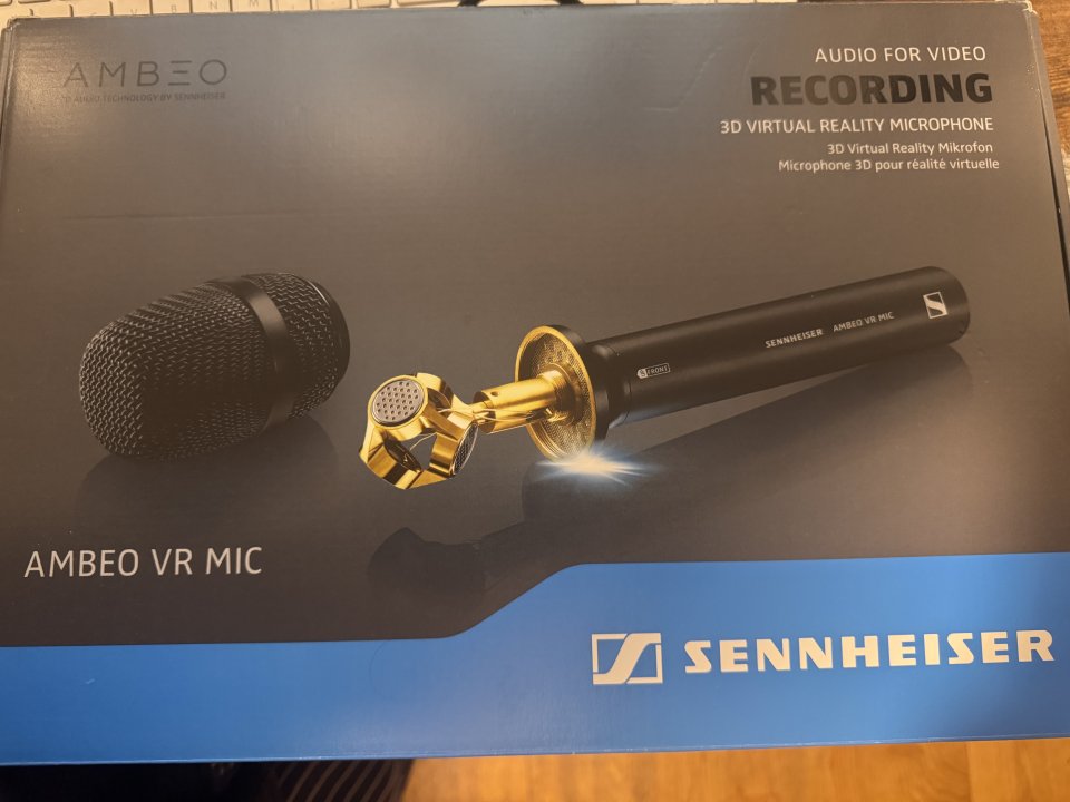Ambeo Mic Sennheiser + Antivientos Rycota Baby Ball + Windjammer