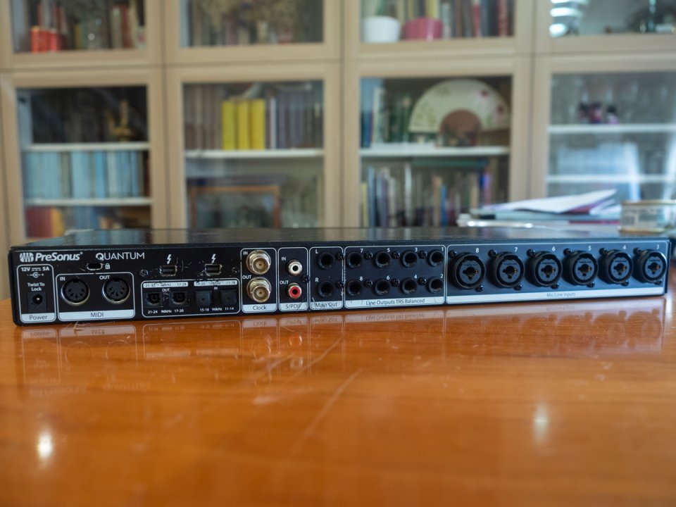 Presonus Quantum 26x32 Thunderbolt 2, tarjeta thunderbolt PCIe y cables de segunda mano · Foto 3 de 5 · Madrid · 430 €