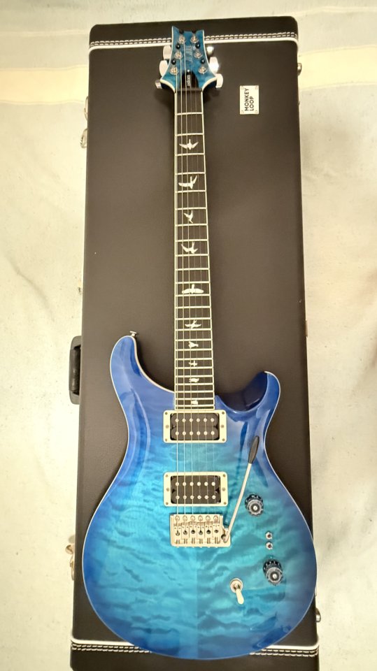 PRS SE Custom 24-08 Quilt – Lake Blue + estuche rígido. de segunda mano · Foto 9 de 10 · Sevilla · 800 €