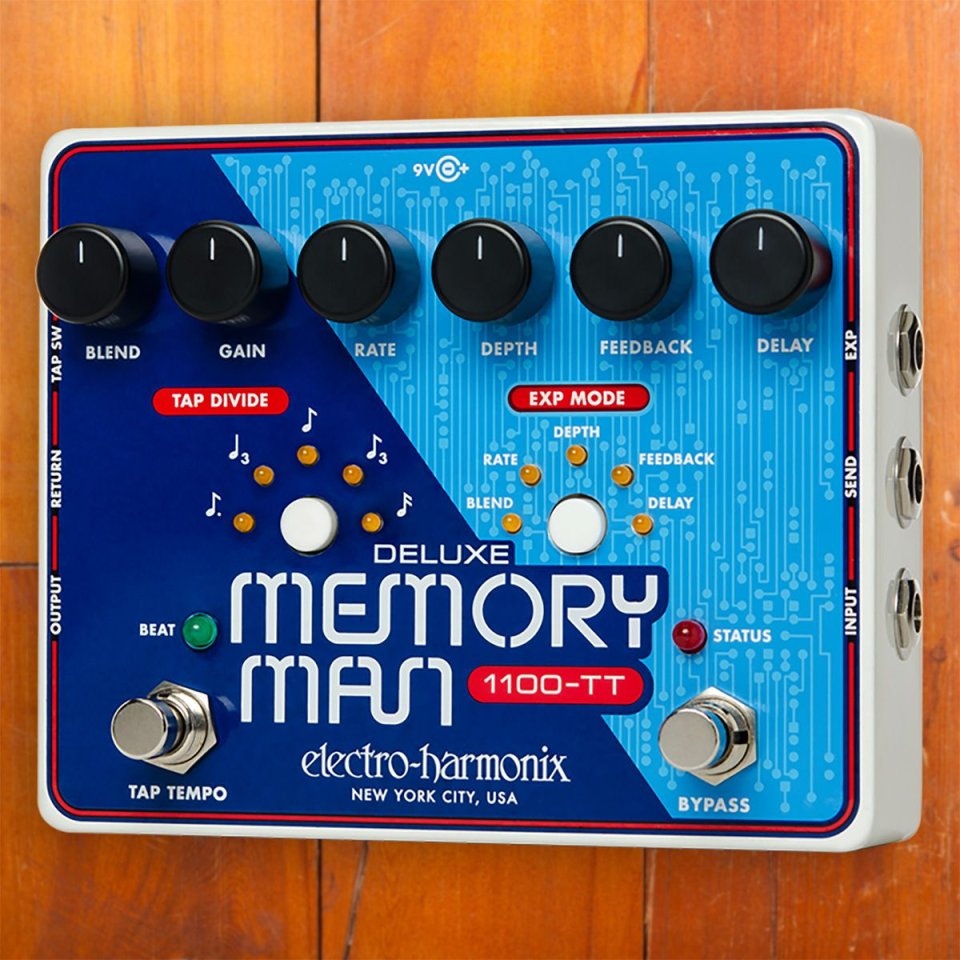 Electro Harmonix Deluxe Memory Man Tap Tempo / 1100-tt de segunda mano · Foto 2 de 2 · Palencia