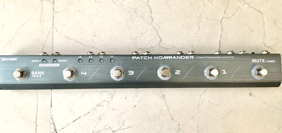 Hotone Patch Kommander Pedalera Looper