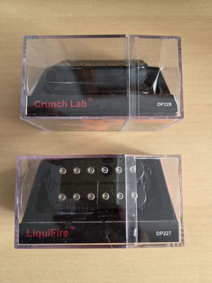 Set Petrucci Dimarzio Crunch Lab + Liquifire