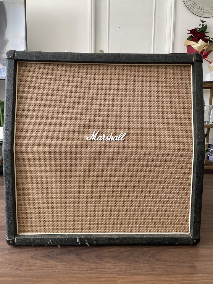 Marshall 4x12 g12h30 blackbacks 1976