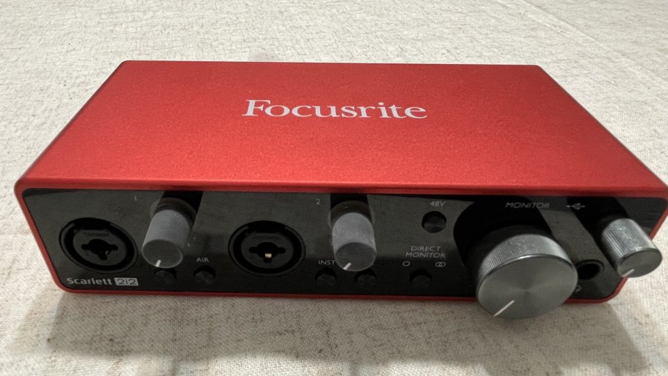Interface  Focusrite Scarlett 2i2 3rd Gen