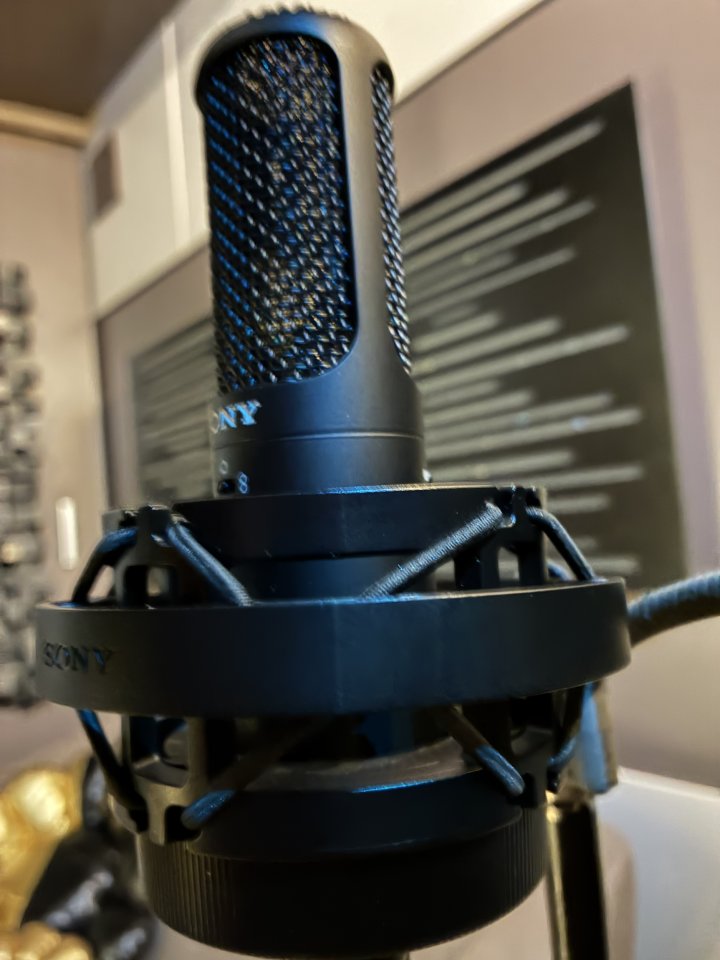 Micrófono Sony c-100 (condensador de gran diafragma)