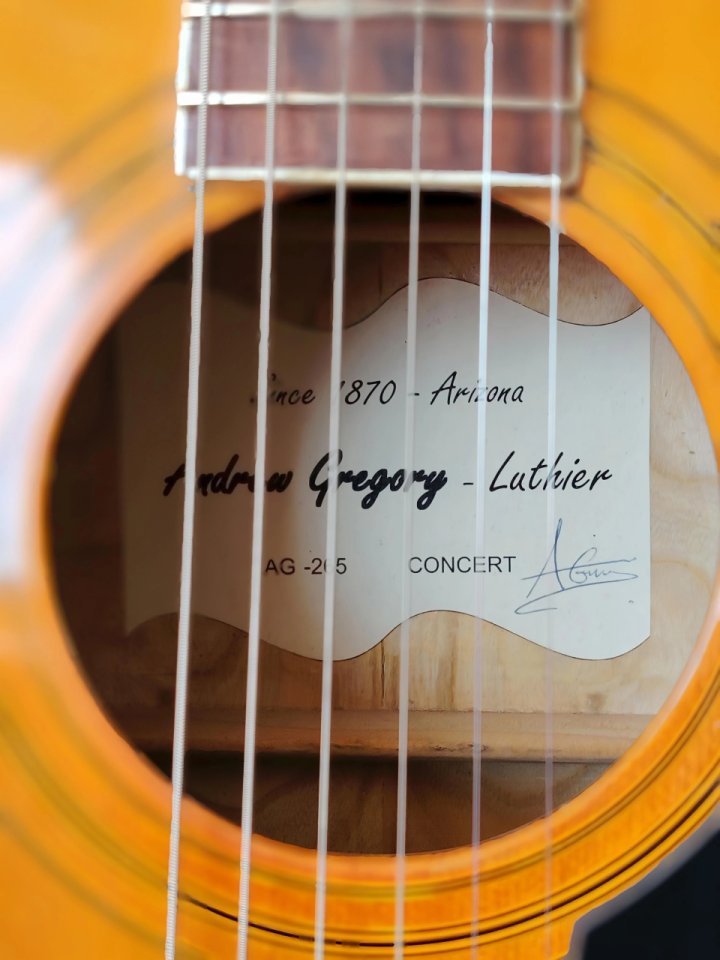 Guitarra acustica Andrew Gregory de segunda mano · Foto 5 de 10 · Madrid · 80 €