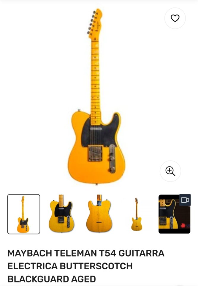 Maybach Teleman T54 Butterscotch Blackguard Aged de segunda mano · A Coruña