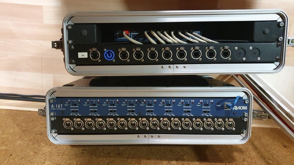 Sistemas Aviom de monitoraje para directo o estudio