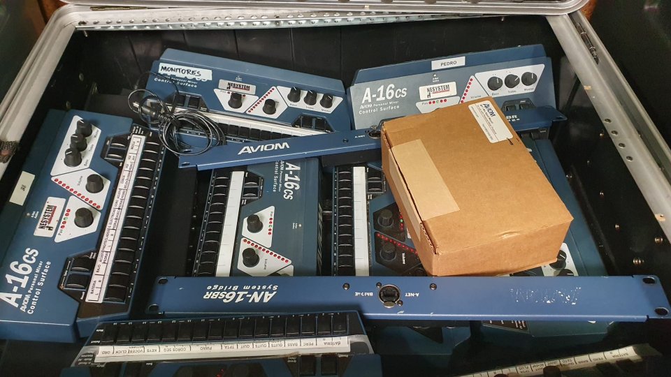 Sistemas Aviom de monitoraje para directo o estudio