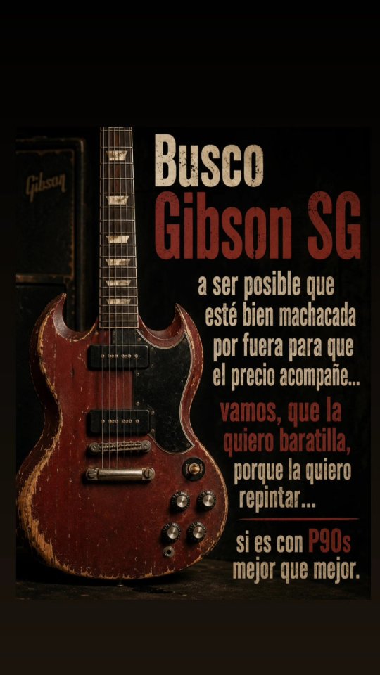 Gibson SG BBB de segunda mano · Madrid
