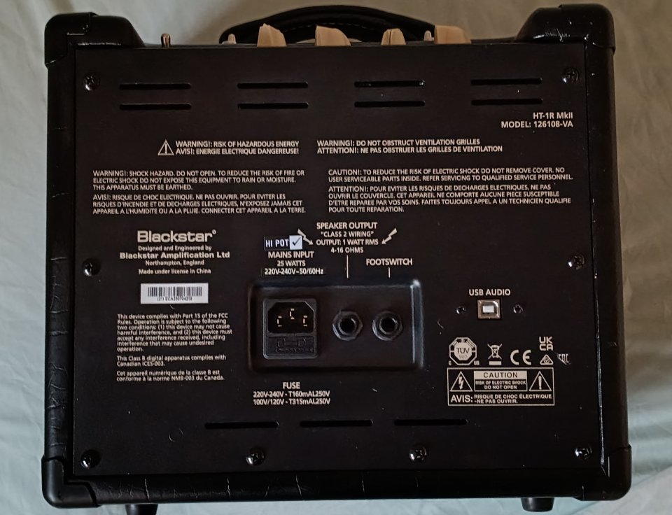 Amplificador Blackstar HT-1R MKII de segunda mano · Foto 4 de 5 · Madrid · 150 €