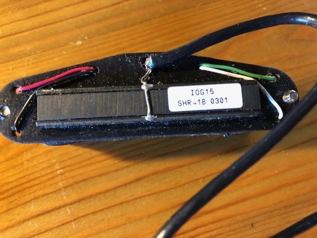 Pastillas Seymour Duncan SHR 1. B y N