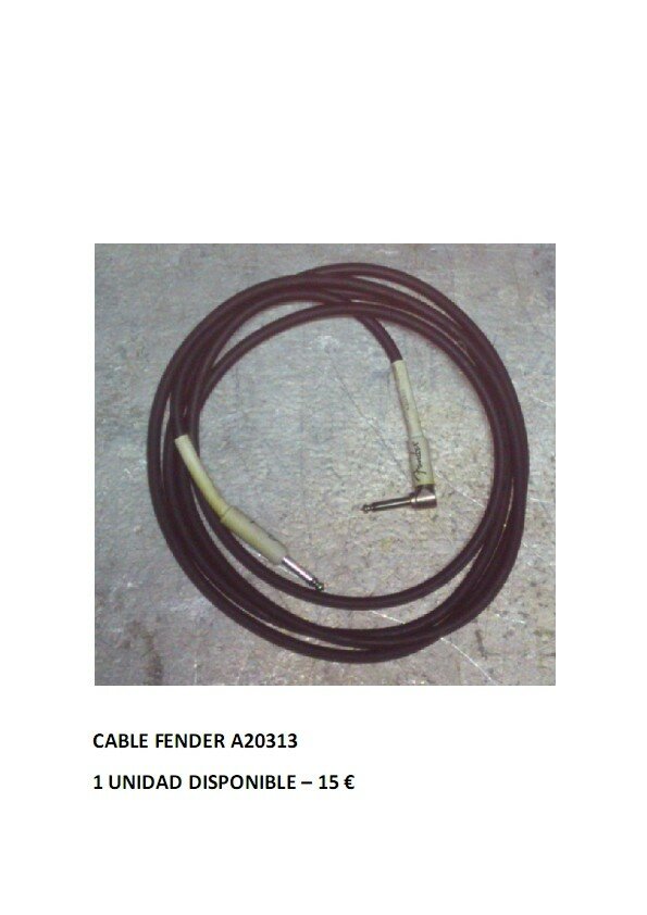 Cables para guitarra-pantallas-micros y mangueras de luz y sonido