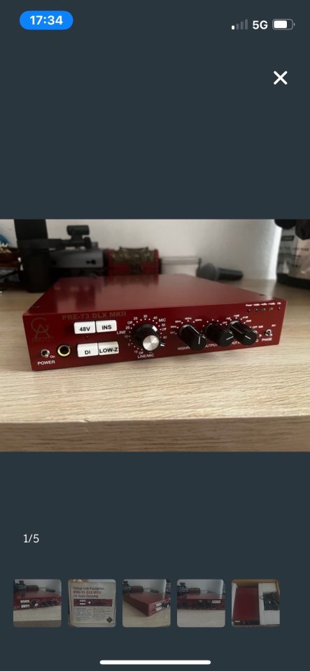 Golden Age Audio PRE73 DLX MKII preamp vintage de segunda mano · Foto 1 de 5 · Barcelona · 220 €