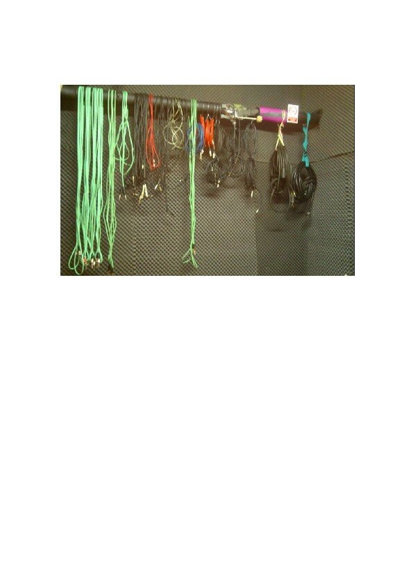 Cables para guitarra-pantallas-micros y mangueras de luz y sonido