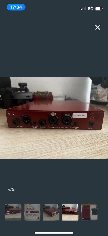 Golden Age Audio PRE73 DLX MKII preamp vintage de segunda mano · Foto 5 de 5 · Barcelona · 220 €