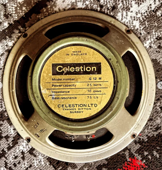 Celestion Greenback Pre-Rola 1970 G12M Altavoz 16 Ohms 25W de segunda mano · Madrid · 200 €
