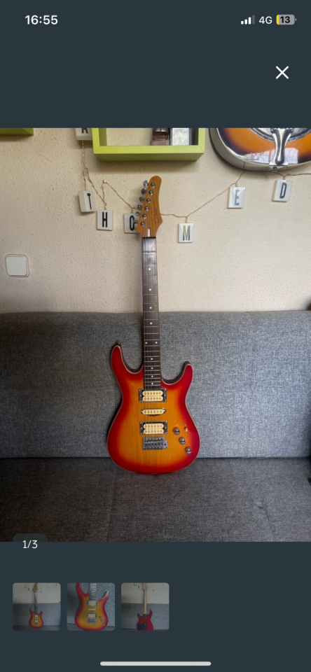 Guitarra eléctrica estilo Pensa Suhr de segunda mano · Foto 1 de 3 · Madrid · 350 €