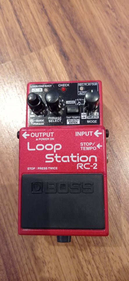 Pedal de efectos Boss RC-2 Loop Station