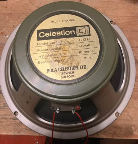 Celestion G12H Rola 1972 altavoz 30W 16 Ohm de segunda mano · Madrid · 200 €