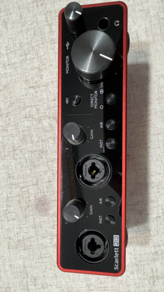 Interface  Focusrite Scarlett 2i2 3rd Gen