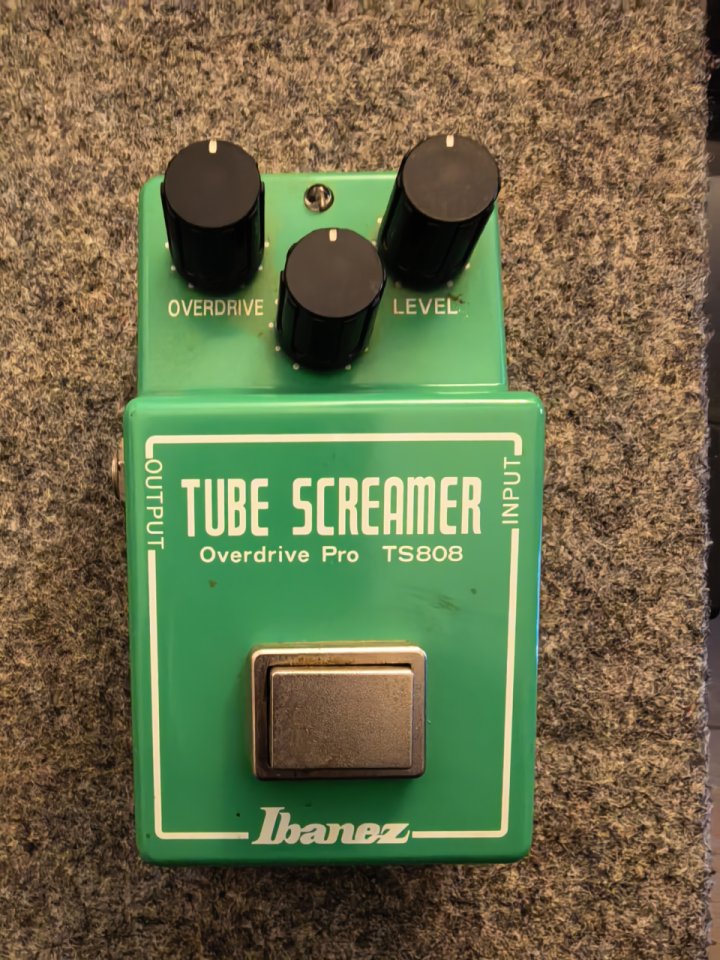 Ibanez Tube Screamer TS808 (Made in Japan) + Cable Conversor + Pila