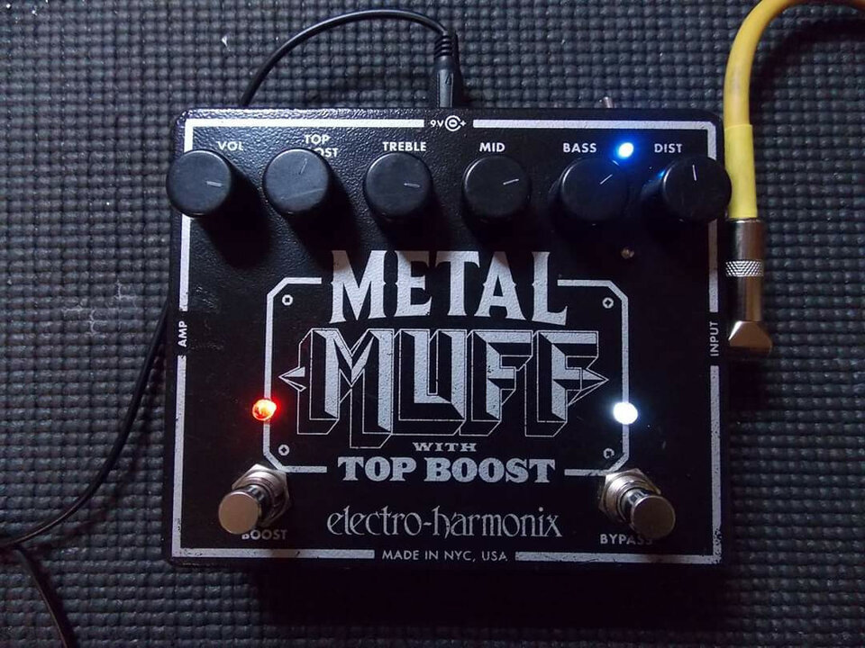 EHX METAL MUFF - JCM800 AND FUZZY DIST - AV CUSTOM BOUTIQUE MODS ¡Recogida y envío gratis!