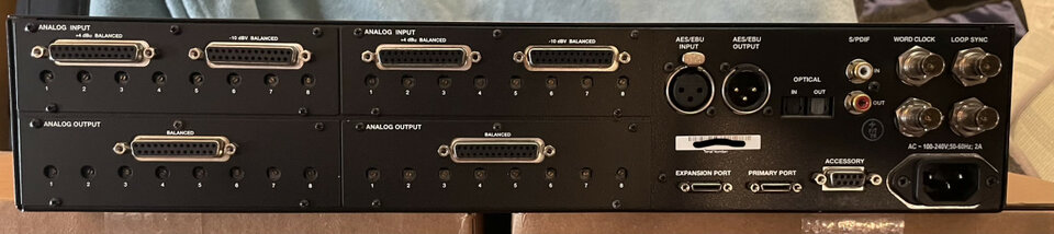 Avid HD I/O 16x16 Analogico de segunda mano · Foto 2 de 2 · Badajoz · 1150 €
