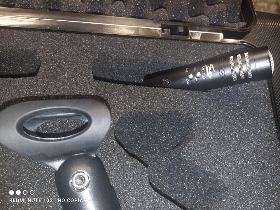 Set Micrófonos MS-430 overhead Pad -10db high pass filter