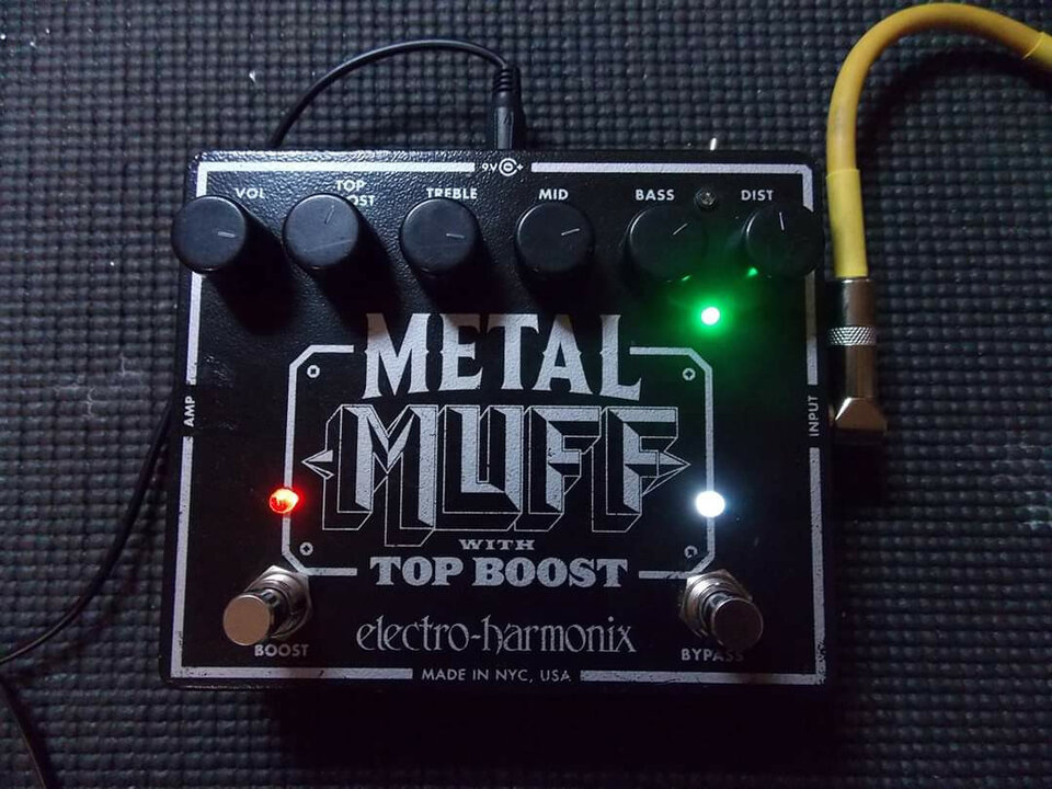 EHX METAL MUFF - JCM800 AND FUZZY DIST - AV CUSTOM BOUTIQUE MODS ¡Recogida y envío gratis!