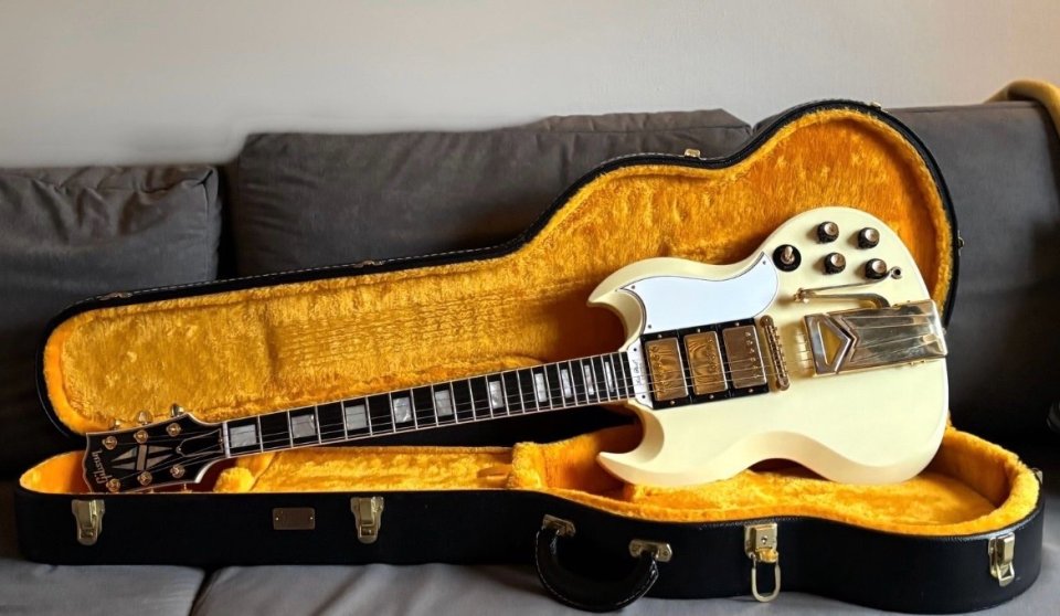 Gibson SG Custom Shop 61’s 60 anniversary White de segunda mano · Foto 1 de 10 · Toledo · 4650 €
